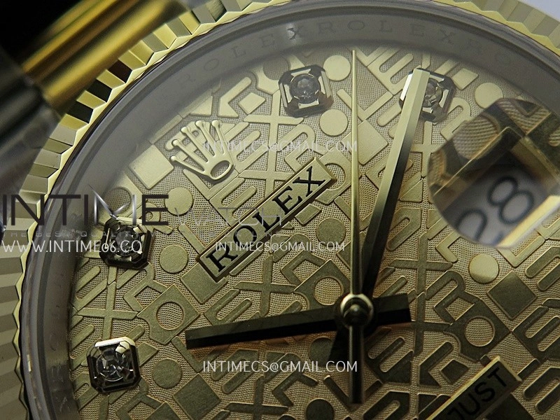 DateJust 126233 36mm 904L SS YG AR+F 1:1 Best Edition Gold Jubilee Dial Diamond Marker On Oyster Bracelet DD3235