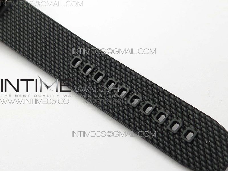 SuperOcean 42mm AB2010 RG B50 1:1 Best Edition Black Dial Black Ceramic Bezel on Black Rubber strap A2824