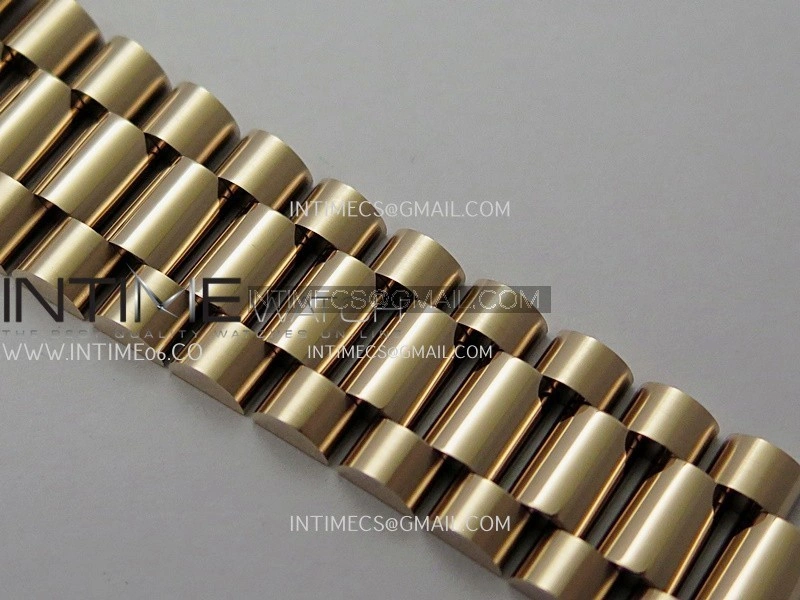 Day Date 128238 36mm RG KF 1:1 Best Edition Brown Ombre Dial Diamond Marker On President Bracelet A2836