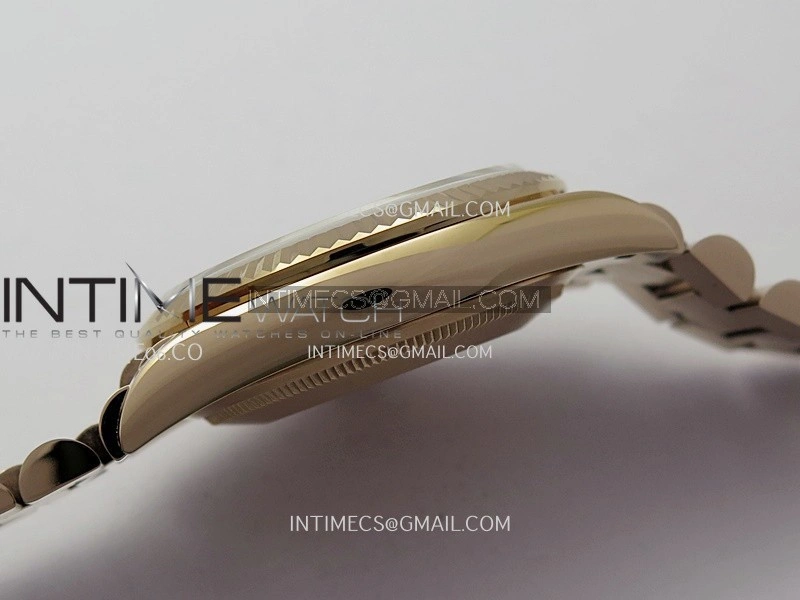 Day Date 128238 36mm RG KF 1:1 Best Edition Brown Ombre Dial Diamond Marker On President Bracelet A2836