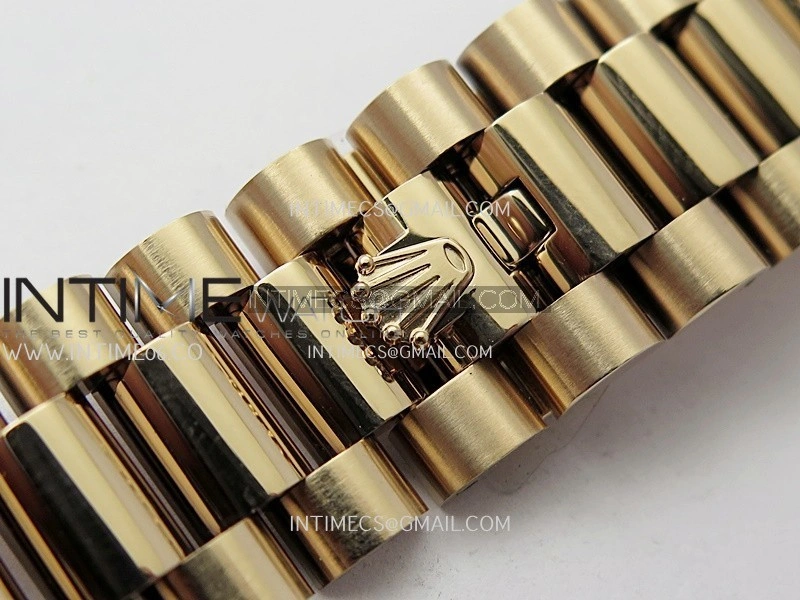 Day Date 128238 36mm RG KF 1:1 Best Edition Brown Ombre Dial Diamond Marker On President Bracelet A2836
