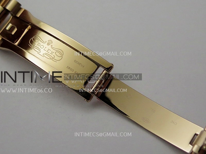 Day Date 128238 36mm RG KF 1:1 Best Edition Brown Ombre Dial Diamond Marker On President Bracelet A2836