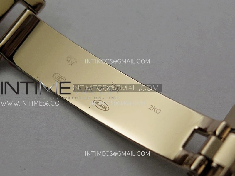 Day Date 128238 36mm RG KF 1:1 Best Edition Brown Ombre Dial Diamond Marker On President Bracelet A2836