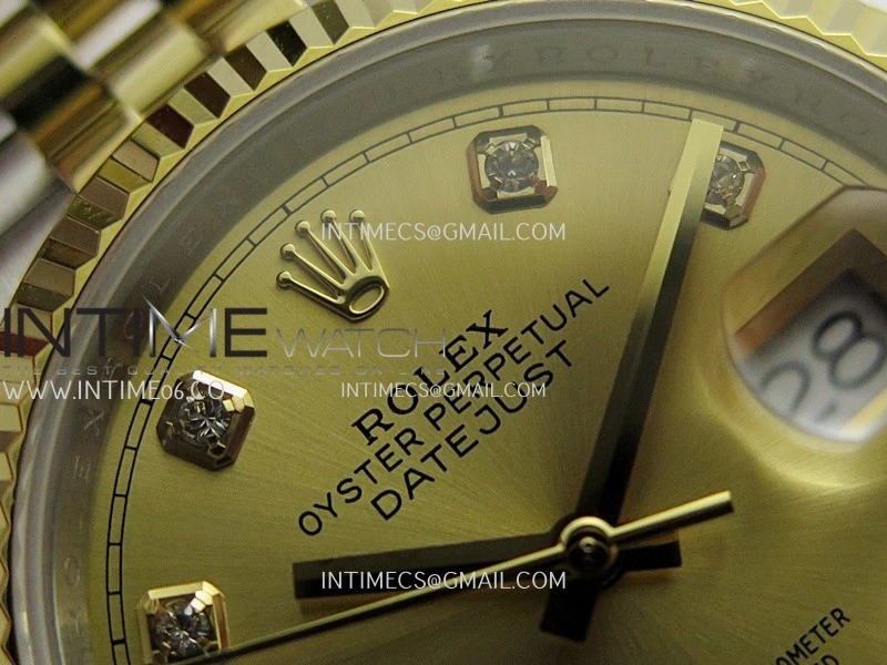 DateJust 36mm 126233 SS YG V2 QF 1:1 Best Edition Gold Dial Diamond Marker On SS YG Jubilee Bracelet SH3235
