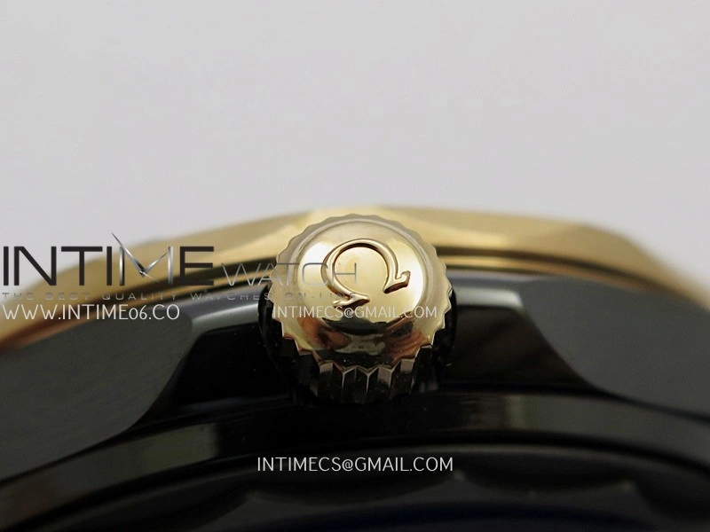 Seamaster Diver 300M Ceramic RG V4 VSF 1:1 Best Edition Black Dial On Black Rubber Strap Asian Super Clone 8806