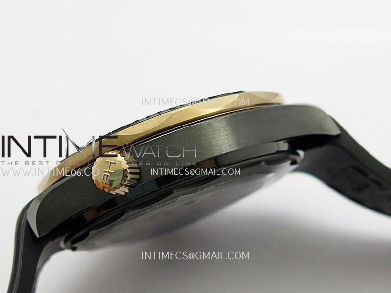 Seamaster Diver 300M Ceramic RG V4 VSF 1:1 Best Edition Black Dial On Black Rubber Strap Asian Super Clone 8806