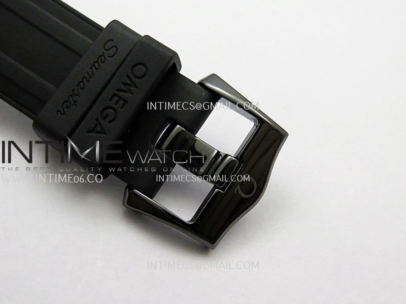 Seamaster Diver 300M Ceramic RG V4 VSF 1:1 Best Edition Black Dial On Black Rubber Strap Asian Super Clone 8806