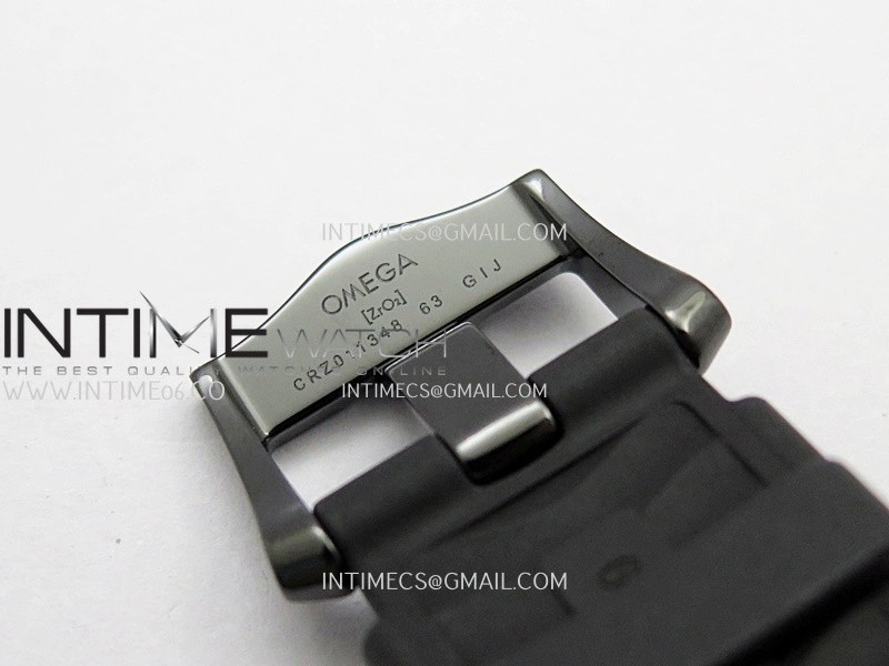 Seamaster Diver 300M Ceramic RG V4 VSF 1:1 Best Edition Black Dial On Black Rubber Strap Asian Super Clone 8806