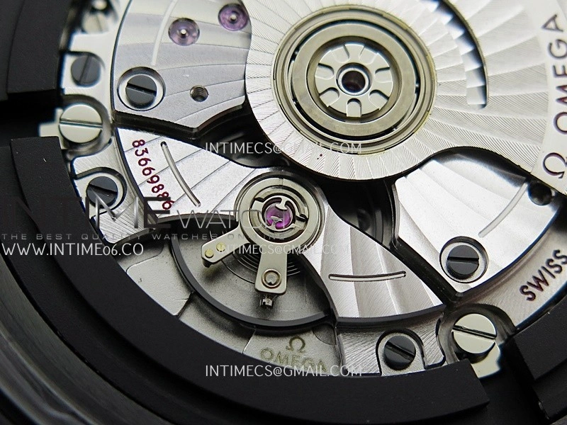 Seamaster Diver 300M Ceramic RG V4 VSF 1:1 Best Edition Black Dial On Black Rubber Strap Asian Super Clone 8806