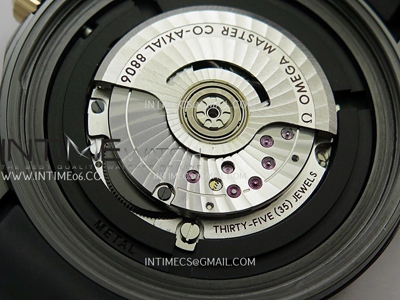 Seamaster Diver 300M Ceramic RG V4 VSF 1:1 Best Edition Black Dial On Black Rubber Strap Asian Super Clone 8806