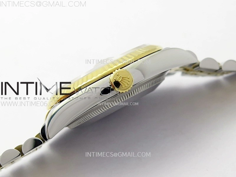 DateJust 36 SS 126233 904L SS YG VSF 1:1 Best Edition Gold Fluted Dial Sticks Markers on Jubilee Bracelet VS3235