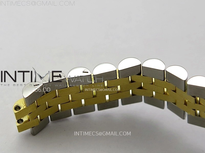 DateJust 36 SS 126233 904L SS YG VSF 1:1 Best Edition Gold Fluted Dial Sticks Markers on Jubilee Bracelet VS3235