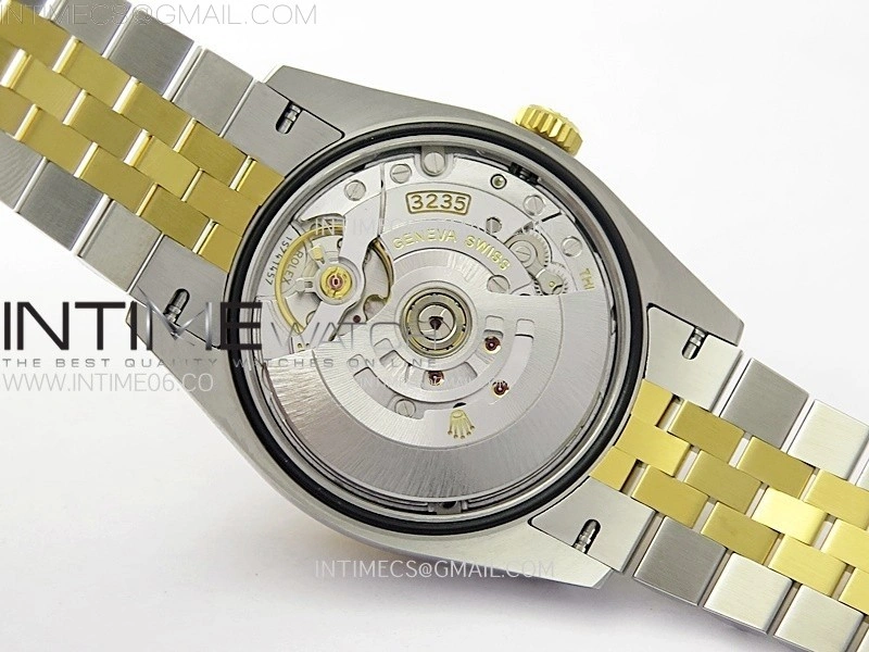 DateJust 36 SS 126233 904L SS YG VSF 1:1 Best Edition Gold Fluted Dial Sticks Markers on Jubilee Bracelet VS3235