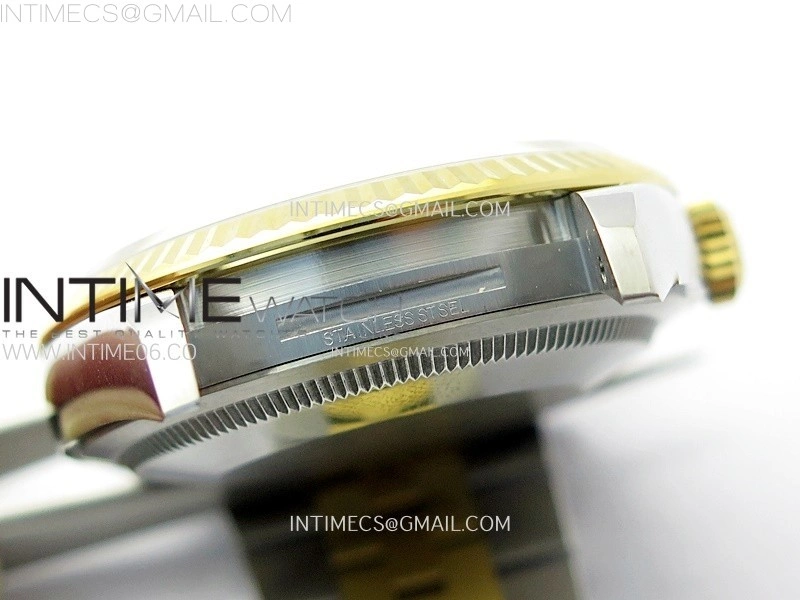 DateJust 36 SS 126233 904L SS YG VSF 1:1 Best Edition Gold Fluted Dial Sticks Markers on Jubilee Bracelet VS3235