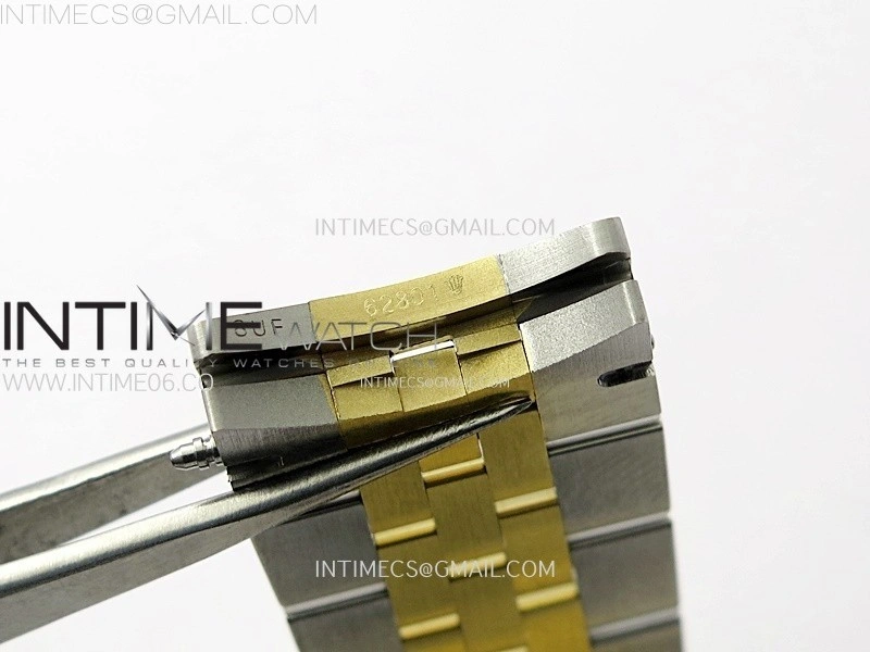 DateJust 36 SS 126233 904L SS YG VSF 1:1 Best Edition Gold Fluted Dial Sticks Markers on Jubilee Bracelet VS3235