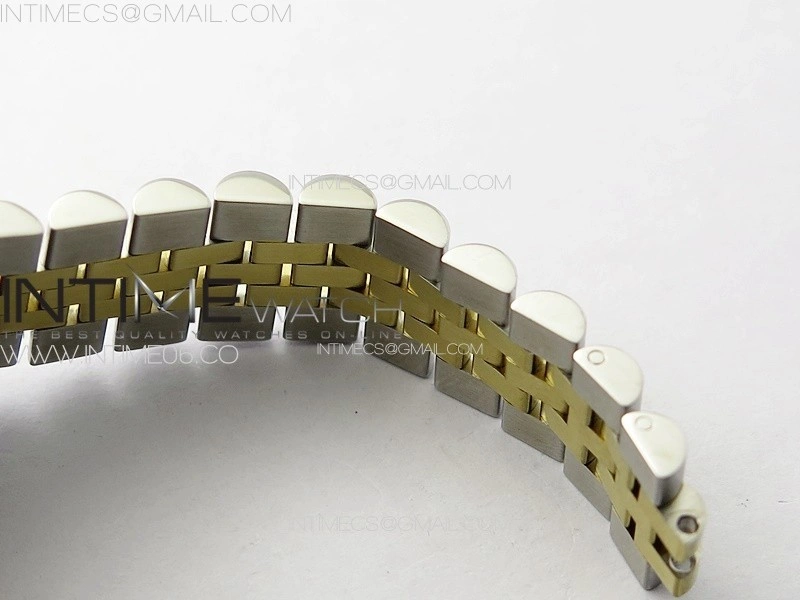 DateJust 31mm 278274 904L SS YG Crystals Bezel GMF Best Edition Green Flowers Crystals Dial on 904L SS YG Jubilee Bracelet A2824