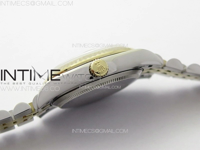 DateJust 31mm 278274 904L SS YG GMF Best Edition Green Flowers Crystals Dial on 904L SS YG Jubilee Bracelet A2824