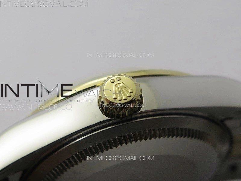 DateJust 31mm 278274 904L SS YG GMF Best Edition Green Flowers Crystals Dial on 904L SS YG Jubilee Bracelet A2824