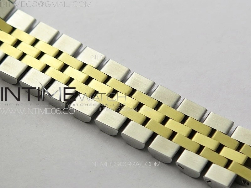 DateJust 31mm 278274 904L SS YG GMF Best Edition Green Flowers Crystals Dial on 904L SS YG Jubilee Bracelet A2824