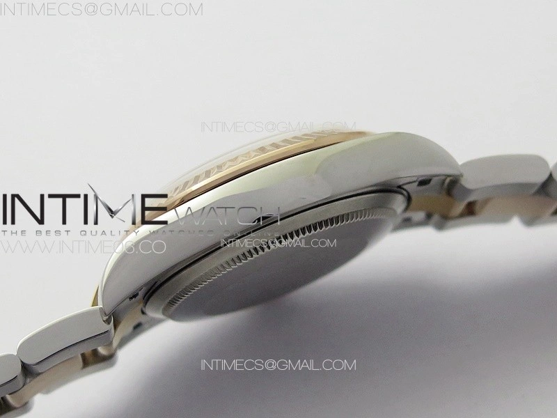 DateJust 31mm 278274 904L SS RG GMF Best Edition Silver Flowers Crystals Dial on 904L SS RG Oyster Bracelet A2824