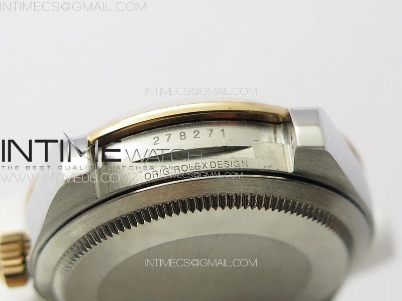 DateJust 31mm 278274 904L SS RG GMF Best Edition Silver Flowers Crystals Dial on 904L SS RG Oyster Bracelet A2824