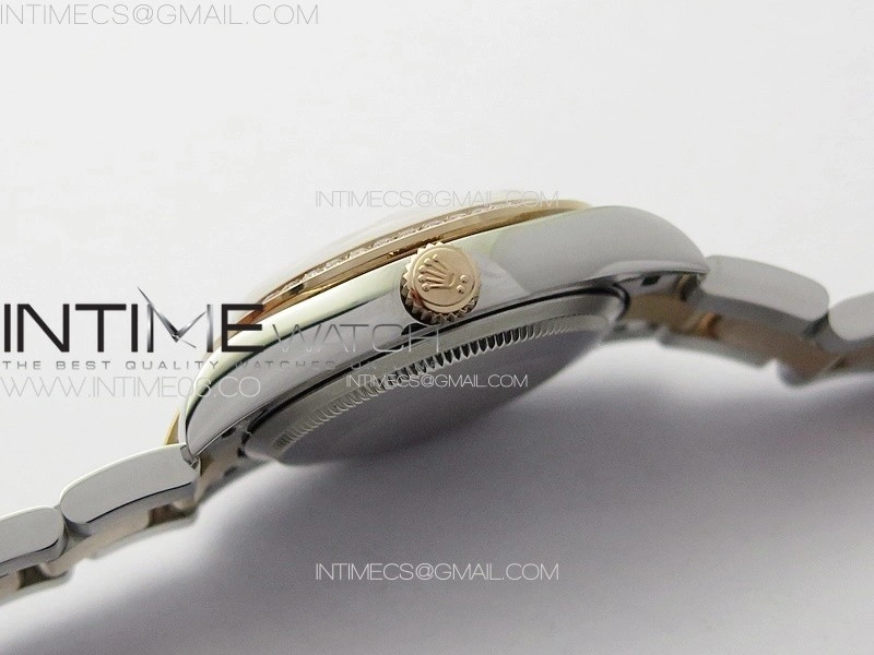 DateJust 31mm 278274 904L SS RG Crystals Bezel GMF Best Edition Silver Flowers Crystals Dial on 904L SS RG Oyster Bracelet A2824
