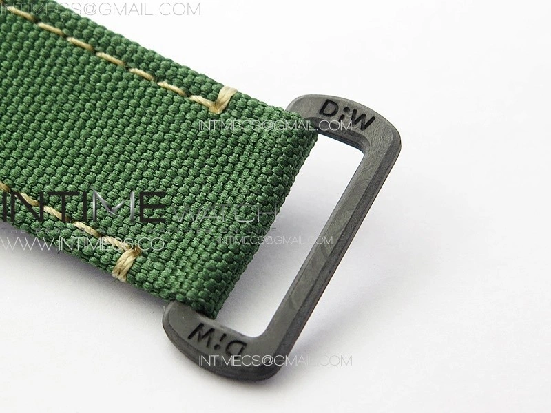 GMT Carbon DIWF Best Edition Gold Dial on Green Nylon Strap SA3285 CHS