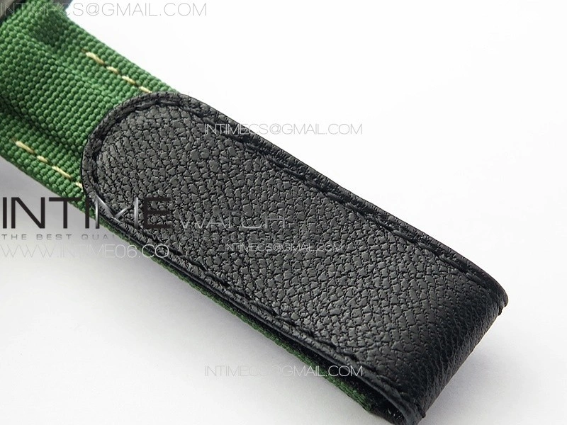 GMT Carbon DIWF Best Edition Gold Dial on Green Nylon Strap SA3285 CHS