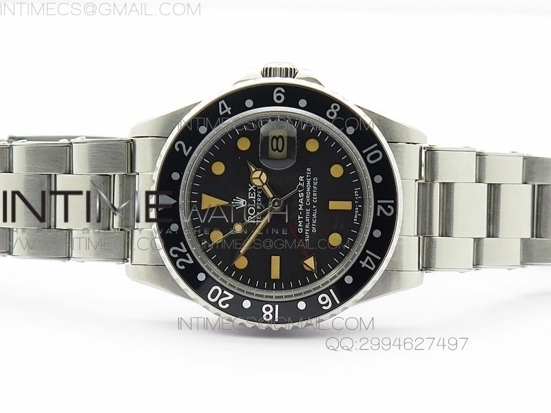 GMT-Master 16750 SS BP Best Black Bezel Vintage Markers A2836