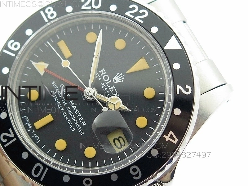 GMT-Master 16750 SS BP Best Black Bezel Vintage Markers A2836