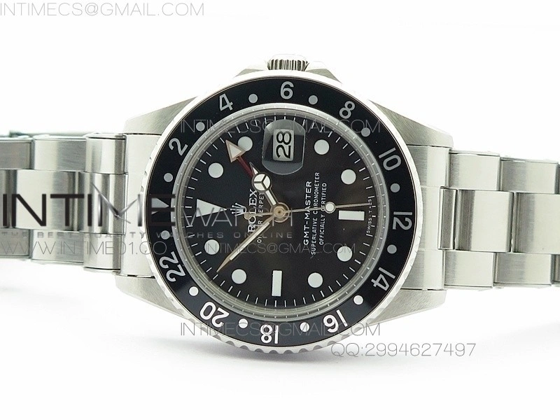 GMT-Master 16750 SS BP Best Black Bezel White Markers A2836