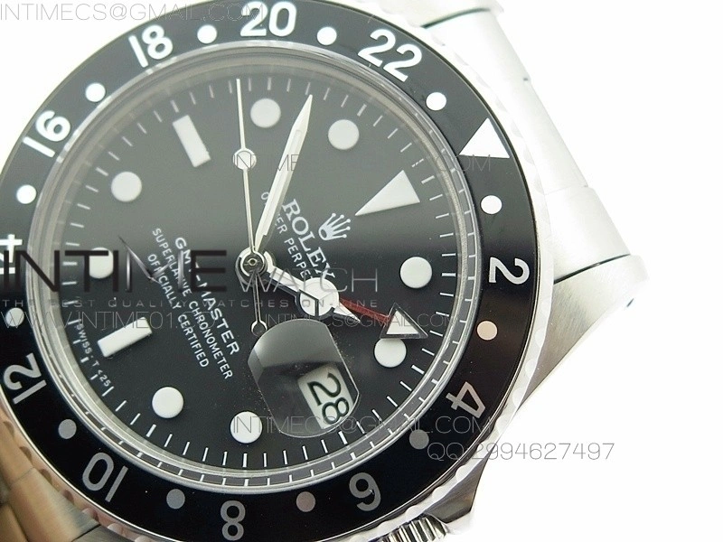 GMT-Master 16750 SS BP Best Black Bezel White Markers A2836