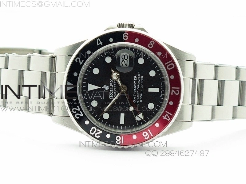 GMT-Master 16750 SS BP Best Black Red Bezel White Markers A2836
