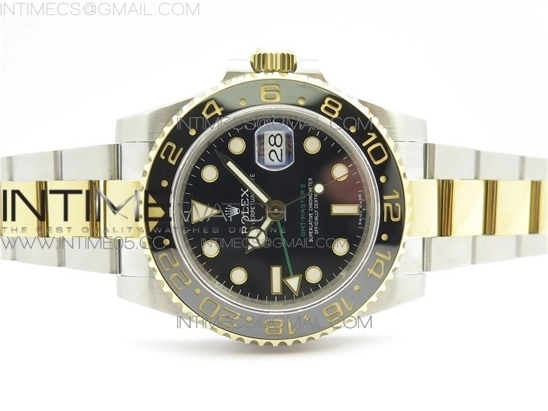 GMT-Master II 116713 LN YG Wrapped 904L Steel GMF 1:1 Best Edition A3186