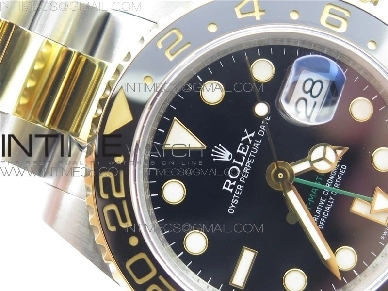 GMT-Master II 116713 LN YG Wrapped 904L Steel GMF 1:1 Best Edition A3186