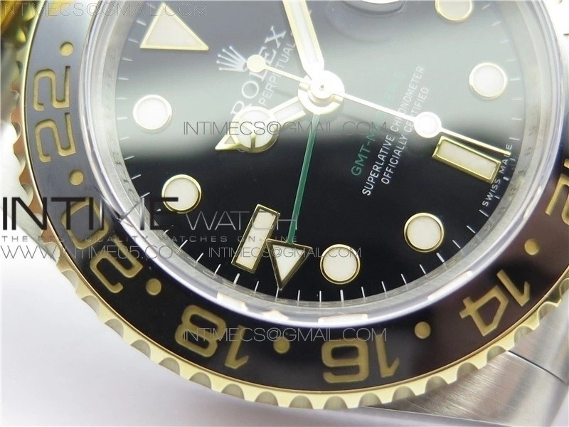 GMT-Master II 116713 LN YG Wrapped 904L Steel GMF 1:1 Best Edition A3186