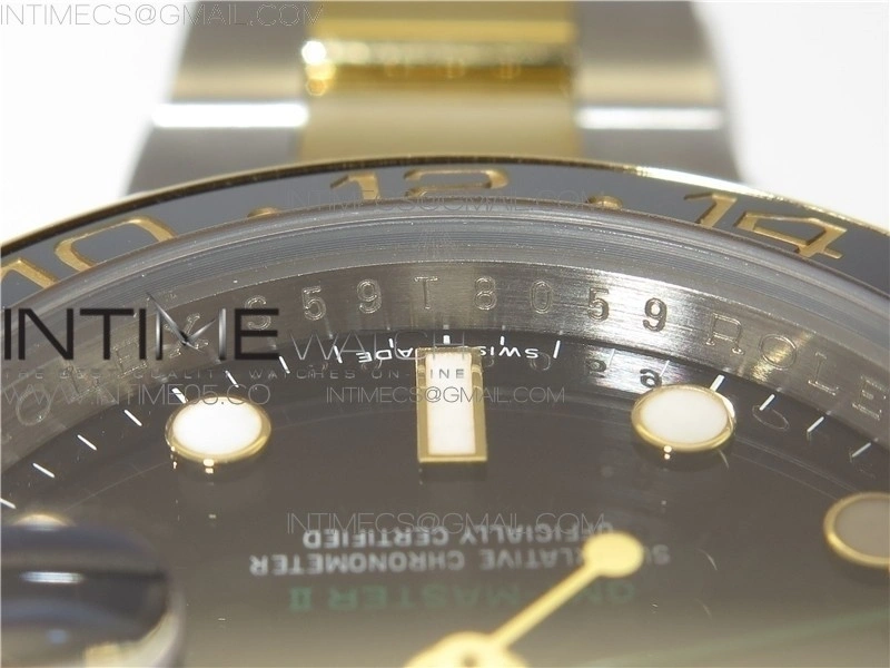 GMT-Master II 116713 LN YG Wrapped 904L Steel GMF 1:1 Best Edition A3186