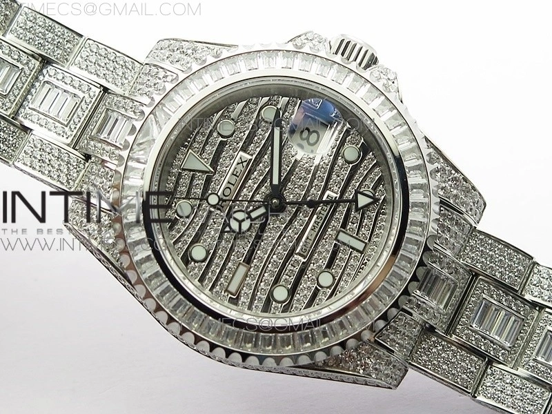 GMT Master II 116769 BRIL Full Diamonds Watch TWF Best Edition A2836