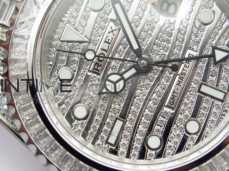 GMT Master II 116769 BRIL Full Diamonds Watch TWF Best Edition A2836