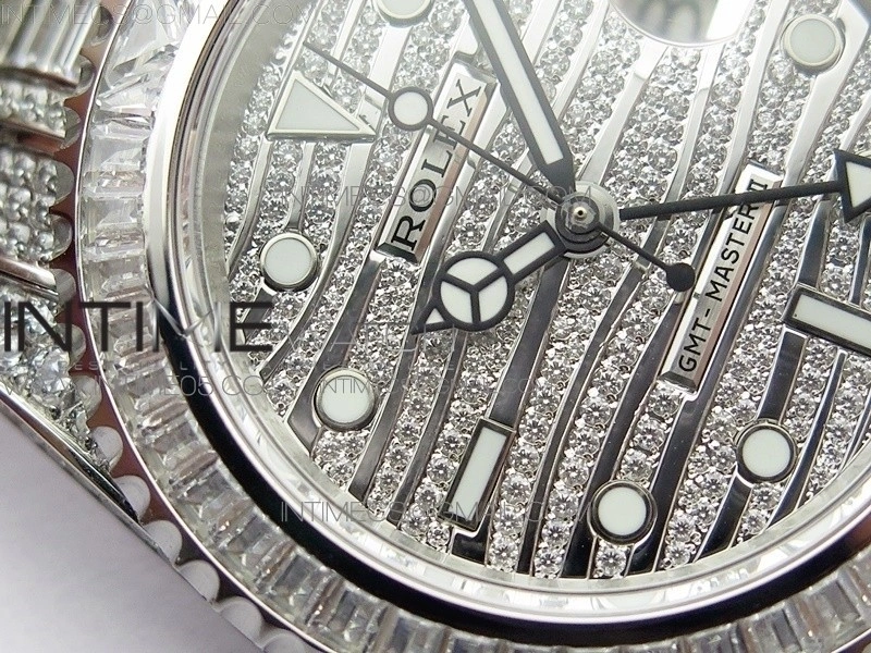 GMT Master II 116769 BRIL Full Diamonds Watch TWF Best Edition A2836