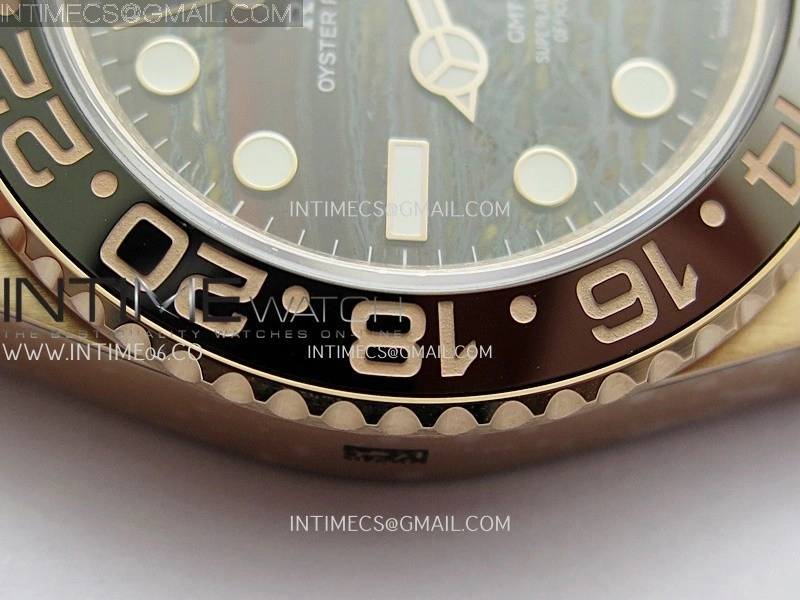 GMT-Master II 126715 CHNR RG BP 1:1 Best Edition Tiger Iron Dial On RG Bracelet