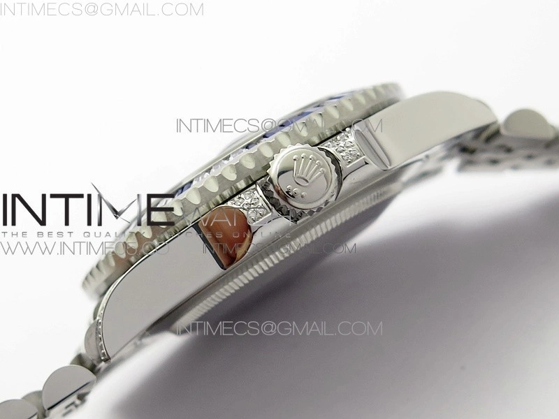 GMT-Master II Red Blue Diamonds Bezel 904L Steel GMF Best Edition SA3285 CHS V3