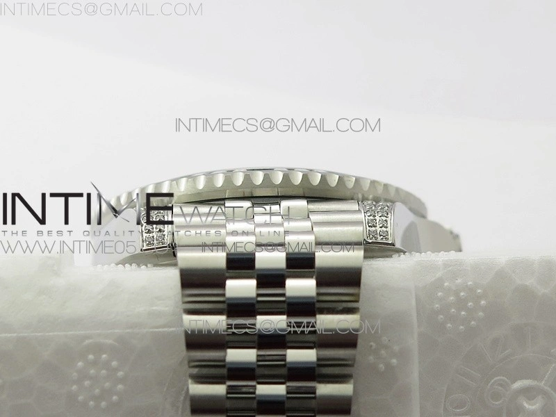 GMT-Master II White Blue Diamonds Bezel 904L Steel GMF Best Edition SA3285 CHS V3