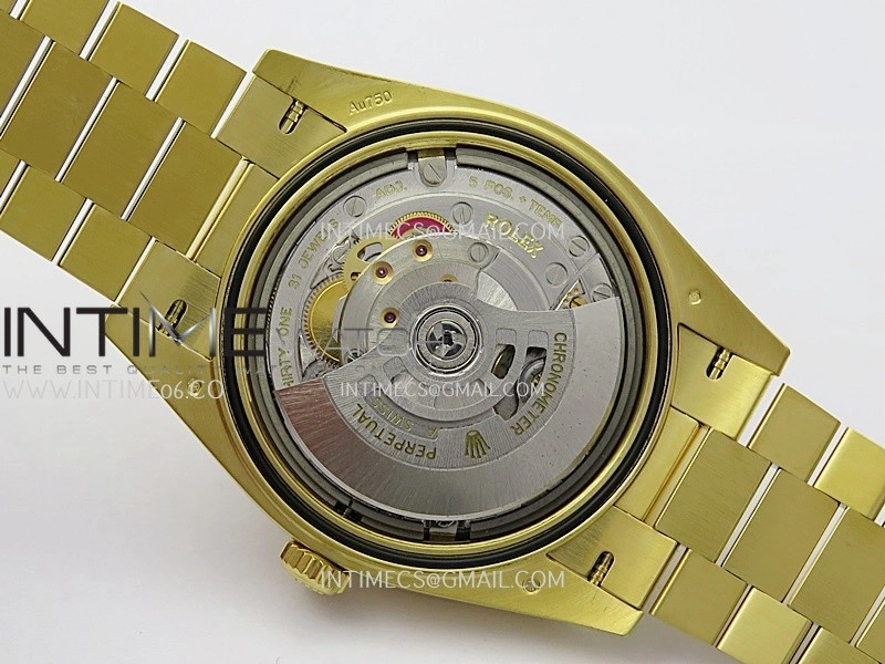 Day Date 40 YG 228238 THBF 1:1 Gain Weight Best Edition Green Dial Roman Marker on President Bracelet VR3255 V3