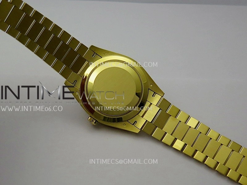 Day Date 40 YG 228238 THBF 1:1 Gain Weight Best Edition White Dial Roman Marker on President Bracelet VR3255 V3