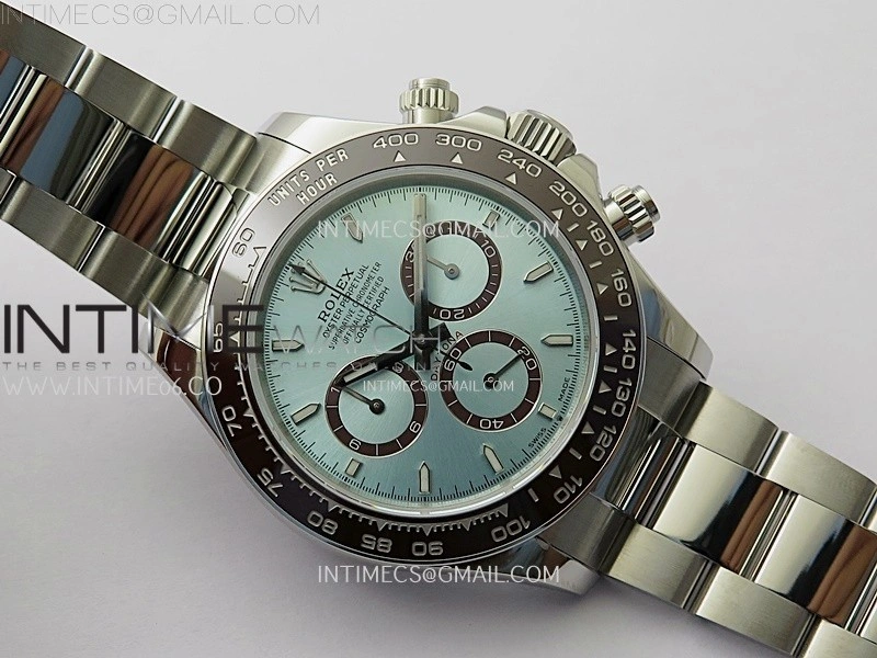 Daytona 126506 Gain Weight QF 1:1 Best Edition Ice Blue Dial Stick Markers on Bracelet SH4131 V6