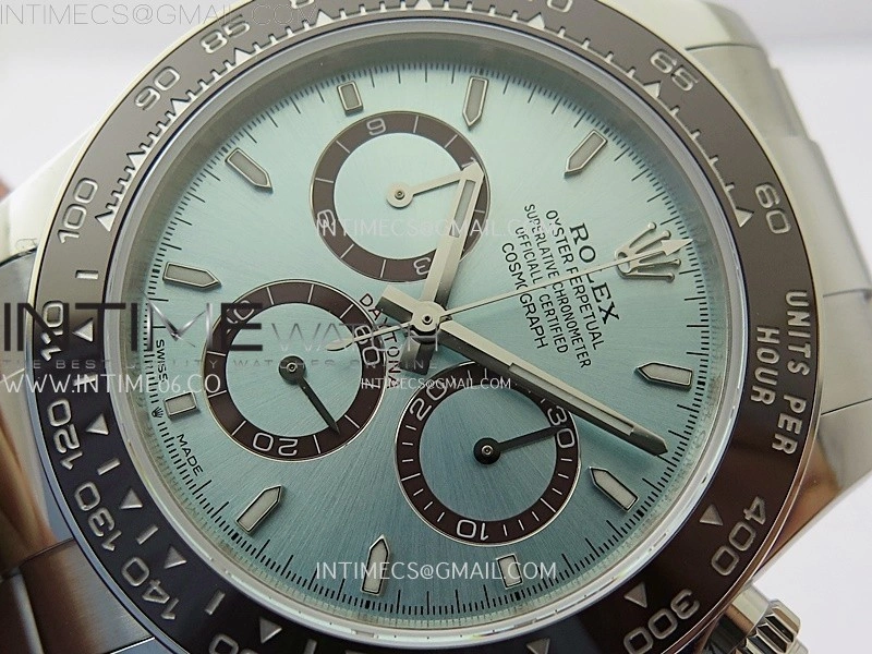 Daytona 126506 Gain Weight QF 1:1 Best Edition Ice Blue Dial Stick Markers on Bracelet SH4131 V6