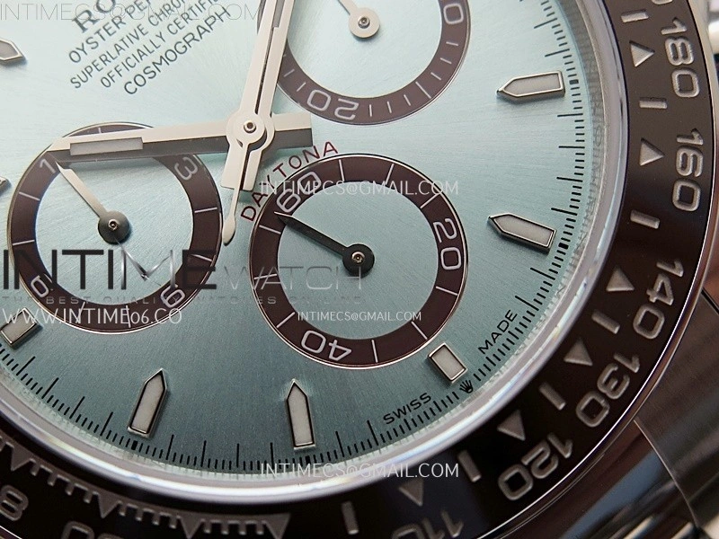 Daytona 126506 Gain Weight QF 1:1 Best Edition Ice Blue Dial Stick Markers on Bracelet SH4131 V6
