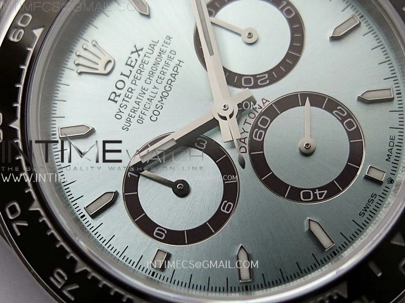 Daytona 126506 Gain Weight QF 1:1 Best Edition Ice Blue Dial Stick Markers on Bracelet SH4131 V6