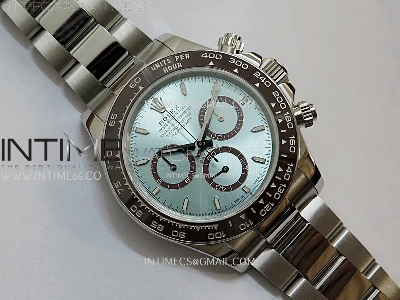 Daytona 126506 Gain Weight QF 1:1 Best Edition Ice Blue Dial Stick Markers on Bracelet SH4131 V6